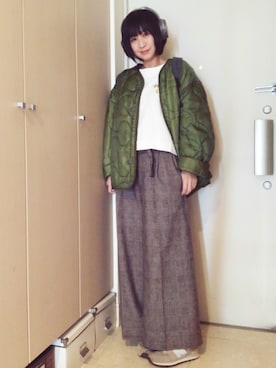 「BAG'n'NOUN」｜「アイテム（その他）」を使った、ナオさん（レディース・162cm）の冬コーディネート