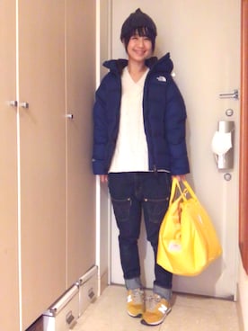 「BAG'n'NOUN」｜「アイテム（ジャケット/アウター）」を使った、ナオさん（レディース・162cm）の冬コーディネート