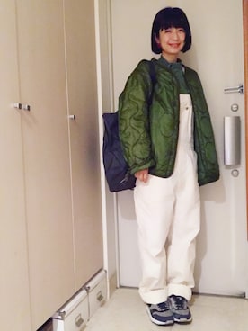 「BAG'n'NOUN」｜「アイテム（ジャケット/アウター）」を使った、ナオさん（レディース・162cm）の冬コーディネート