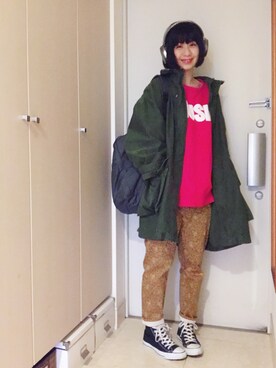 「BAG'n'NOUN」｜「アイテム（ジャケット/アウター）」を使った、ナオさん（レディース・162cm）の春コーディネート