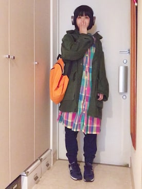 「BAG'n'NOUN」｜「アイテム（ジャケット/アウター）」を使った、ナオさん（レディース・162cm）の春コーディネート