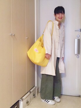 「BAG'n'NOUN」｜「アイテム（その他アウター）」を使った、ナオさん（レディース・162cm）の春コーディネート