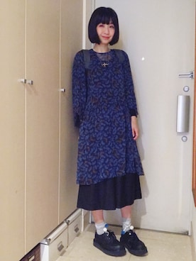 「BAG'n'NOUN」｜「アイテム（ワンピース/ドレス）」を使った、ナオさん（レディース・162cm）の春コーディネート