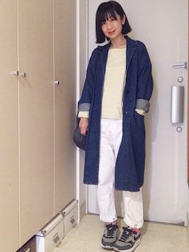 「BAG'n'NOUN」｜「アイテム（ジャケット/アウター）」を使った、ナオさん（レディース・162cm）の春コーディネート