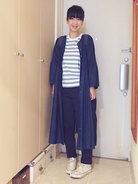 「BAG'n'NOUN」｜「アイテム（シャツワンピース）」を使った、ナオさん（レディース・162cm）の春コーディネート
