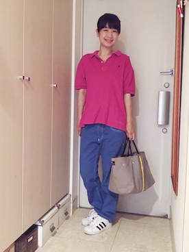 「BAG'n'NOUN」｜「アイテム（アクセサリー）」を使った、ナオさん（レディース・162cm）の春コーディネート