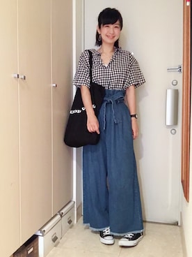 「STUDIOUS（ステュディオス）のアイテム（腕時計）」を使った、ナオさん（レディース・162cm）の春コーディネート