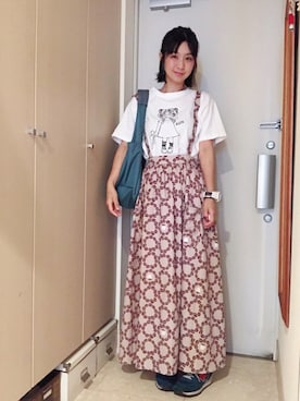 「BAG'n'NOUN」｜「アイテム（アクセサリー）」を使った、ナオさん（レディース・162cm）の春コーディネート