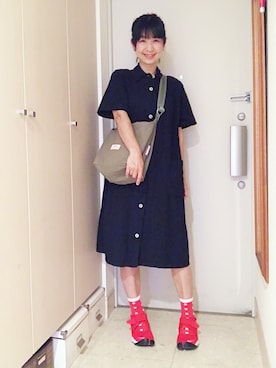 「BAG'n'NOUN」｜「アイテム（ワンピース/ドレス）」を使った、ナオさん（レディース・162cm）の夏コーディネート