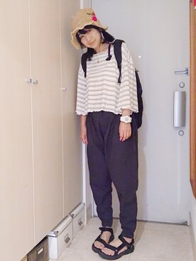 ナオさん（レディース・162cm）の夏コーディネート