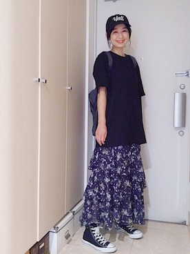 「BAG'n'NOUN」｜「アイテム（アクセサリー）」を使った、ナオさん（レディース・162cm）の夏コーディネート