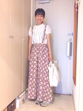 「BAG'n'NOUN」｜「アイテム（アクセサリー）」を使った、ナオさん（レディース・162cm）の夏コーディネート