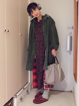 「BAG'n'NOUN」｜「アイテム（ジャケット/アウター）」を使った、ナオさん（レディース・162cm）の秋コーディネート