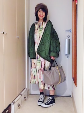 「BAG'n'NOUN」｜「アイテム（ジャケット/アウター）」を使った、ナオさん（レディース・162cm）の秋コーディネート