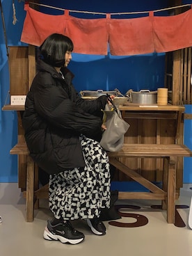 「BAG'n'NOUN」｜「アイテム（ジャケット/アウター）」を使った、ナオさん（レディース・162cm）の冬コーディネート