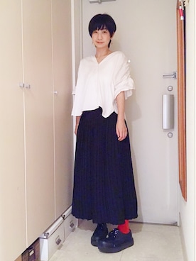 「RNA」｜「アイテム（その他シューズ）」を使った、ナオさん（レディース・163cm）の夏コーディネート