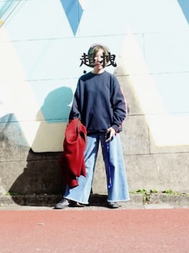 「PULL&BEAR（プルアンドベア）のアイテム（パーカー）」を使った、cinyogaさん（レディース・164cm）の秋コーディネート