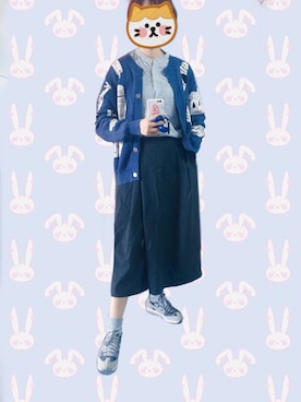 「TYAKASHAのアイテム（ジャケット/アウター）」を使った、cinyogaさん（レディース・164cm）の秋コーディネート