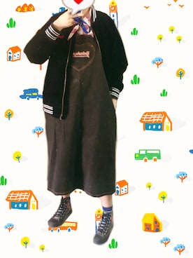 「TYAKASHAのアイテム（ジャケット/アウター）」を使った、cinyogaさん（レディース・164cm）の秋コーディネート