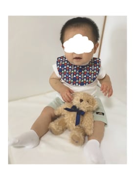 「9ヶ月」｜「アイテム（パンツ）」を使った、gngn16さん（キッズ・80cm）の夏コーディネート