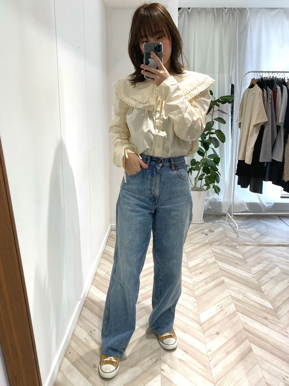 YOU｜UNIQLOのデニムパンツを使ったコーディネート - WEAR