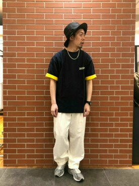 「worknotwork」｜宮岸 優太さん（メンズ・173cm）の夏コーディネート