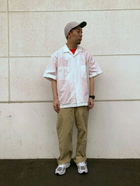 「MASTER&Co（マスターアンドコー）のアイテム」を使った、宮岸 優太さん（メンズ・173cm）の夏コーディネート
