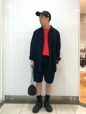 「worknotwork」｜宮岸 優太さん（メンズ・173cm）の夏コーディネート