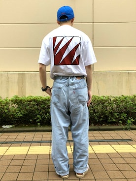「La Manual Alpargatera（マヌアル・アルパルガテラ）のアイテム」を使った、宮岸 優太さん（メンズ・173cm）の夏コーディネート