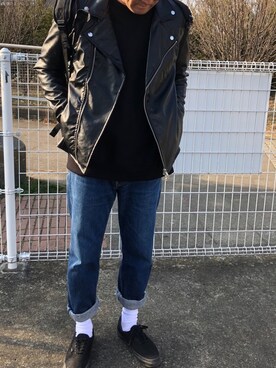 「TRANS CONTINENTS（トランスコンチネンツ）のアイテム（ジャケット/アウター）」を使った、YMPさん（メンズ・174cm）の冬コーディネート