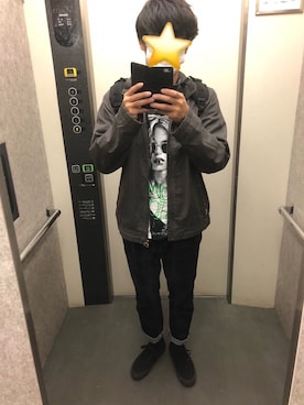 「HONEYPHICK（ハニーフィック）のアイテム」を使った、YMPさん（メンズ・174cm）の春コーディネート