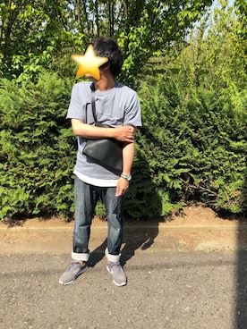 「HUGO BOSS（ヒューゴボス）のアイテム（パンツ）」を使った、YMPさん（メンズ・174cm）の春コーディネート