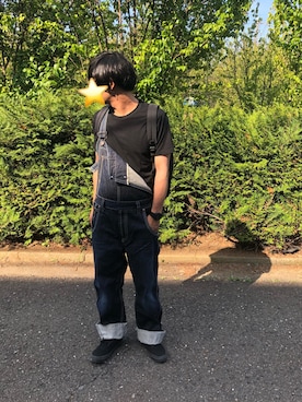 「時計」｜「アイテム（オールインワン・サロペット）」を使った、YMPさん（メンズ・174cm）の夏コーディネート