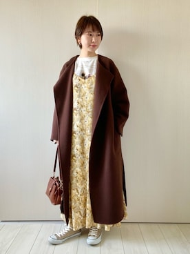 「UNBILLION（アンビリオン）のアイテム」を使った、rika.さん（レディース・152cm）の春コーディネート