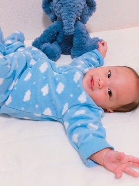 「UNIQLO（ユニクロ）のアイテム（その他）」を使った、KAIRI⋆⋆⋆さん（キッズ・60cm）の春コーディネート