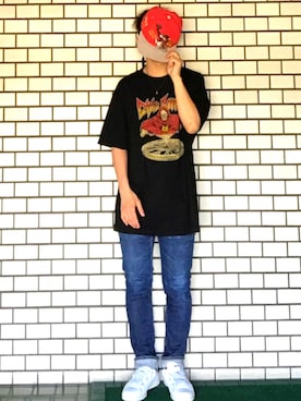 「HYSTERIC GLAMOUR（ヒステリックグラマー）のアイテム」を使った、ウォーリーさん（メンズ・164cm）の春コーディネート