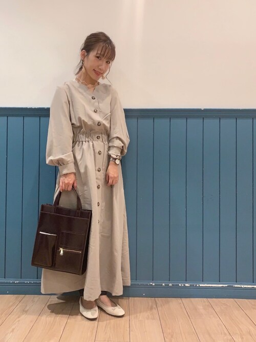 LOWRYS FARM 京都ポルタたっきー ̈ ︎さんのワンピースを使ったコーディネート - ZOZOTOWN
