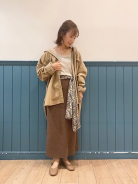 「秋のカフェオレコーデ」｜「アイテム（財布/小物）」を使った、たっきー◡̈❤︎さん（レディース・149cm）の秋コーディネート