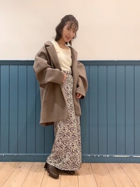 「LOWRYS FARM（ローリーズファーム）のストレッチヒールブーツ　851418（ブーツ）」を使った、たっきー◡̈❤︎さん（レディース・149cm）の秋コーディネート