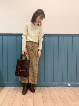 「LOWRYS FARM（ローリーズファーム）のストレッチヒールブーツ　851418（ブーツ）」を使った、たっきー◡̈❤︎さん（レディース・149cm）の秋コーディネート