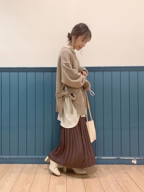 Lowrys Farm 京都ポルタたっきー さんのニット セーターを使ったコーディネート Zozotown