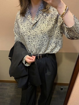 「ENVYM（アンビー）のアイテム（ジャケット/アウター）」を使った、風華さん（レディース・163cm）の春コーディネート