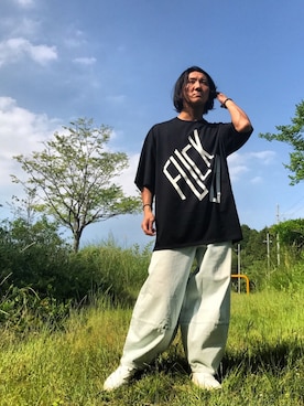 「ラッドミュージシャン」｜「アイテム（その他）」を使った、スタークスさん（メンズ・174cm）の夏コーディネート