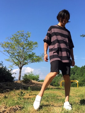 「JOHN LAWRENCE SULLIVAN」｜「アイテム（その他）」を使った、スタークスさん（メンズ・174cm）の夏コーディネート