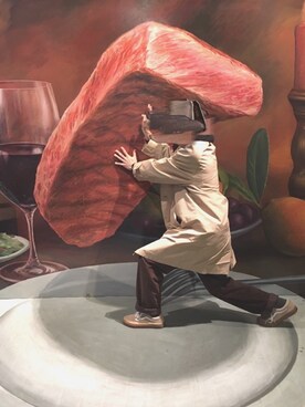 「no brand（ノーブランド）のアイテム（トレンチコート）」を使った、へいへいさん（メンズ・170cm）の春コーディネート