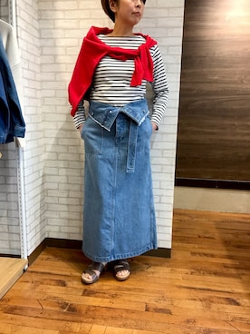 「Harriss（ハリス）のアイテム」を使った、branchworksさん（レディース・160cm）の冬コーディネート