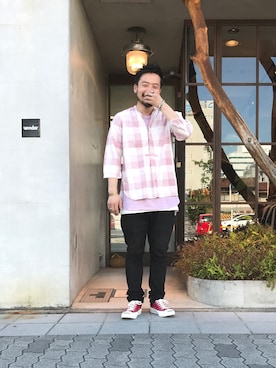 「pullover」｜KEISUKEさん（メンズ・173cm）の春コーディネート