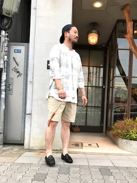 「nonnative(ノンネイティブ)のアイテム(パンツ)」を使った、KEISUKEさん(メンズ・173cm)の春コーディネート