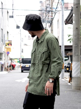 「nonnative（ノンネイティブ）のアイテム（トップス）」を使った、KEISUKEさん（メンズ・173cm）の秋コーディネート