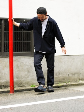 「YSTRDY's TMRRW（イエスタデイズトゥモロー）のアイテム（パンツ）」を使った、KEISUKEさん（メンズ・173cm）の夏コーディネート